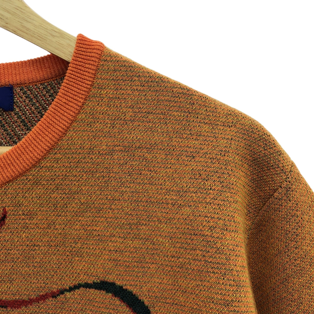 JUNYA WATANABE MAN / ジュンヤワタナベマン | 2022SS | Multi Material Mix Jacqueard Tiger Pattern ハーフスリーブ ニット | S | メンズ