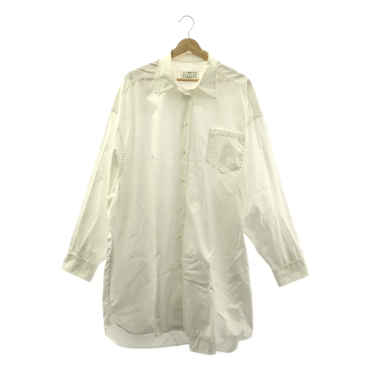 Maison Margiela / 메종 마르젤라 | 2018AW | 코튼 롱 오버 사이즈 셔츠 | XS |