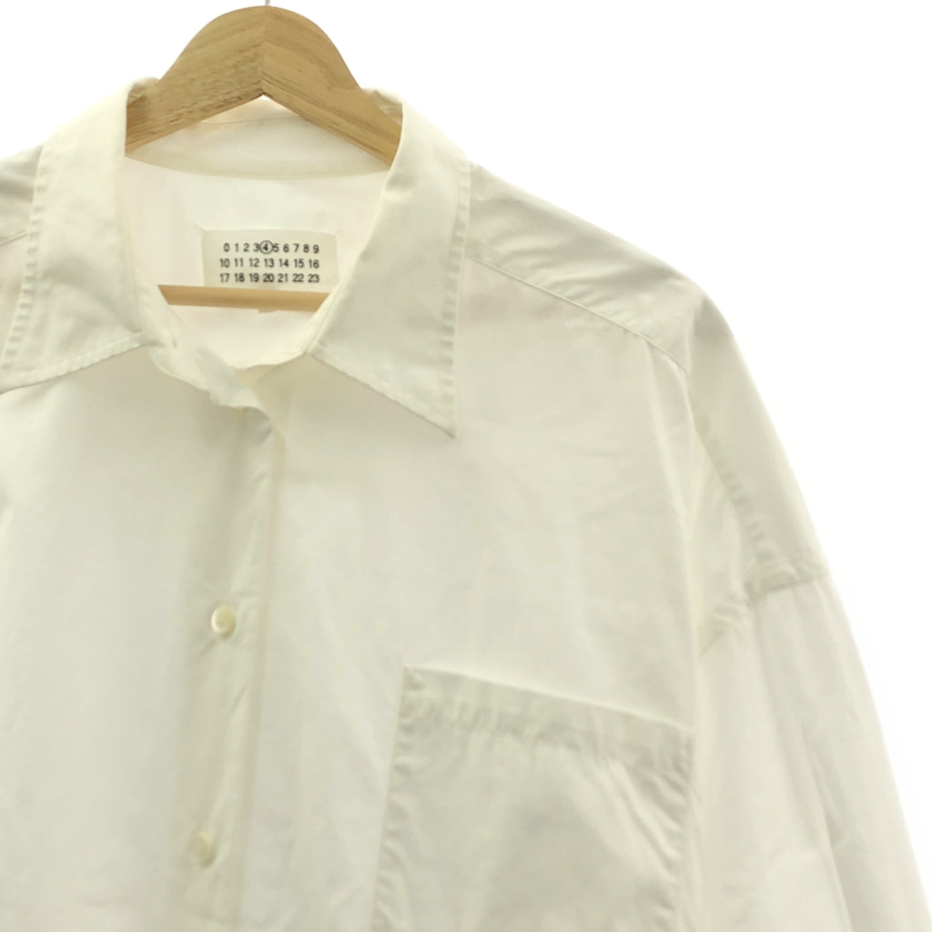 Maison Margiela / 메종 마르젤라 | 2018AW | 코튼 롱 오버 사이즈 셔츠 | XS |