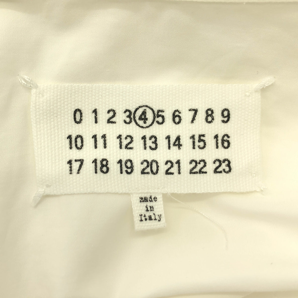 Maison Margiela / 메종 마르젤라 | 2018AW | 코튼 롱 오버 사이즈 셔츠 | XS |