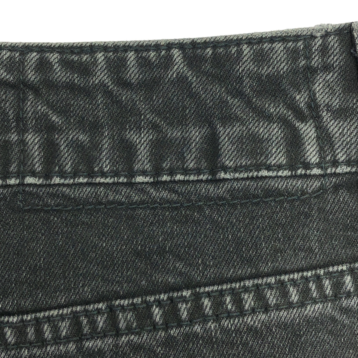 CISOS DESIGN  / シスコ デザイン | ブラックデニム ワイドパンツ | 28 | チャコールグレー系 | メンズ