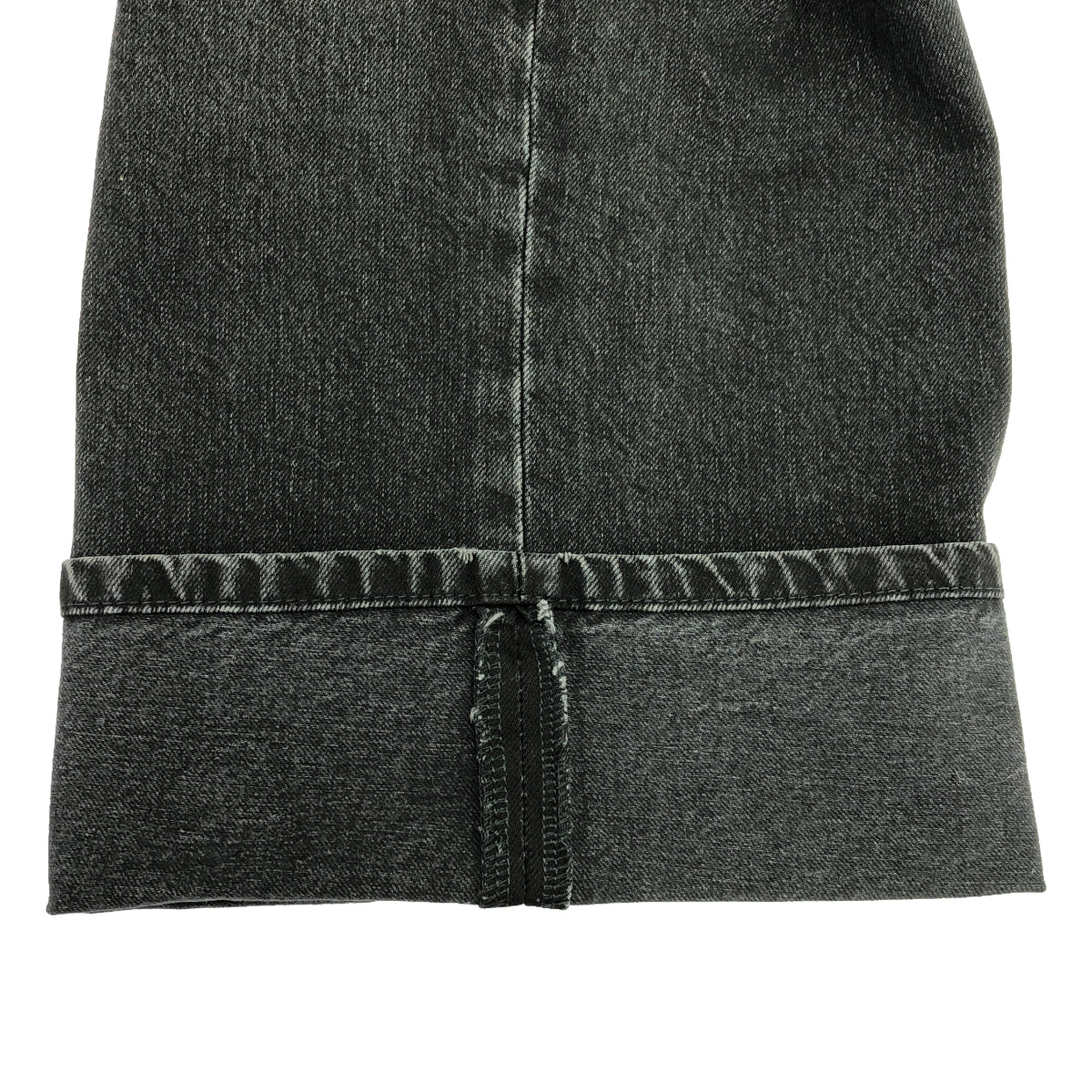 CISOS DESIGN  / シスコ デザイン | ブラックデニム ワイドパンツ | 28 | チャコールグレー系 | メンズ