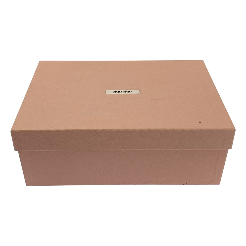 miu miu / ミュウミュウ | レザー スタッズ レースアップ ドレスシューズ | 38 | レディース