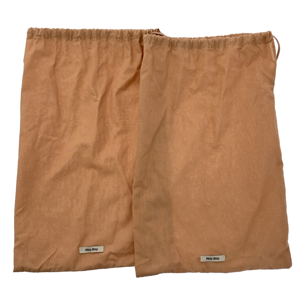 miu miu / ミュウミュウ | レザー スタッズ レースアップ ドレスシューズ | 38 | レディース