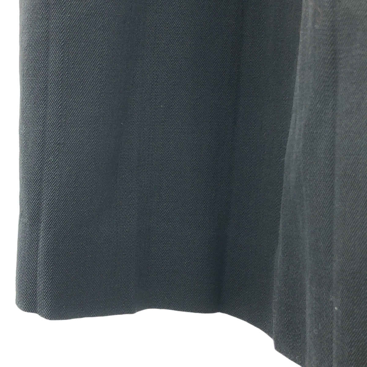 Y's / Y's Yohji Yamamoto | 80-90 年代復古羊毛混紡褶皺長裙 | 黑色 | 女款