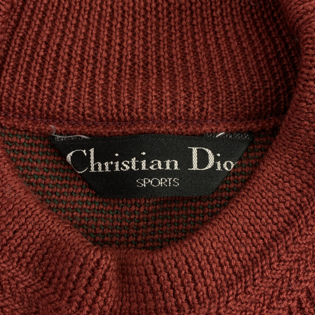 Christian Dior / クリスチャンディオール | 1990s ヴィンテージ SPORTS モックネック ニットセーター |
