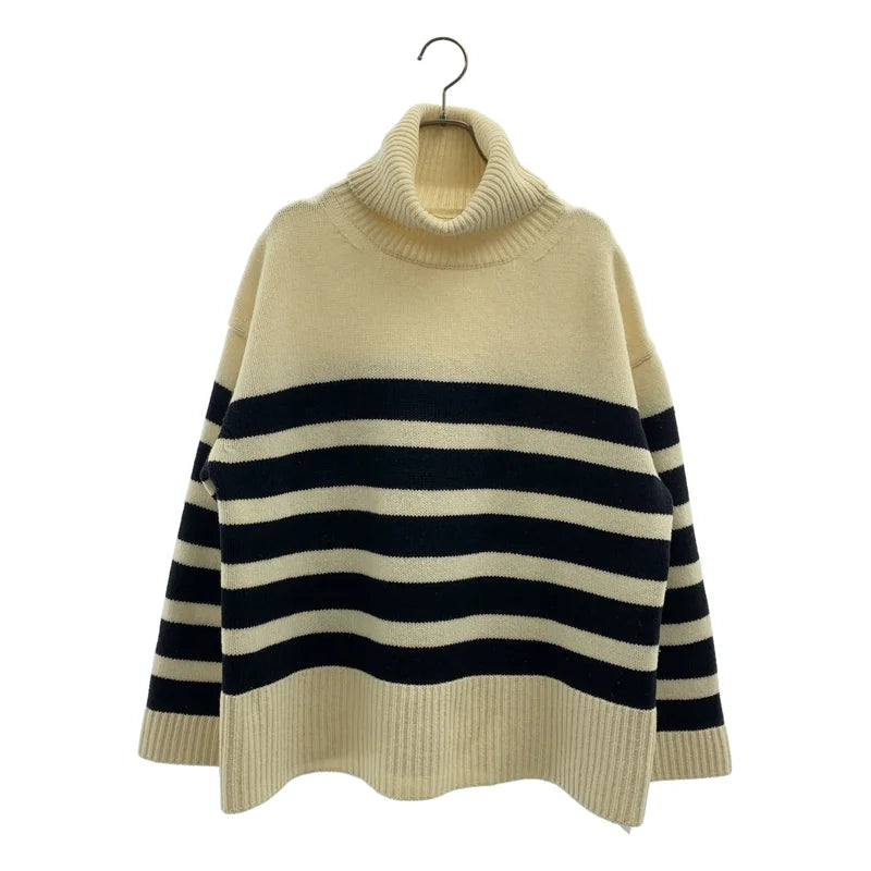 MUSE de Deuxieme Classe / ミューズドゥーズィーエムクラス | タートルネック ボーダー ニット |