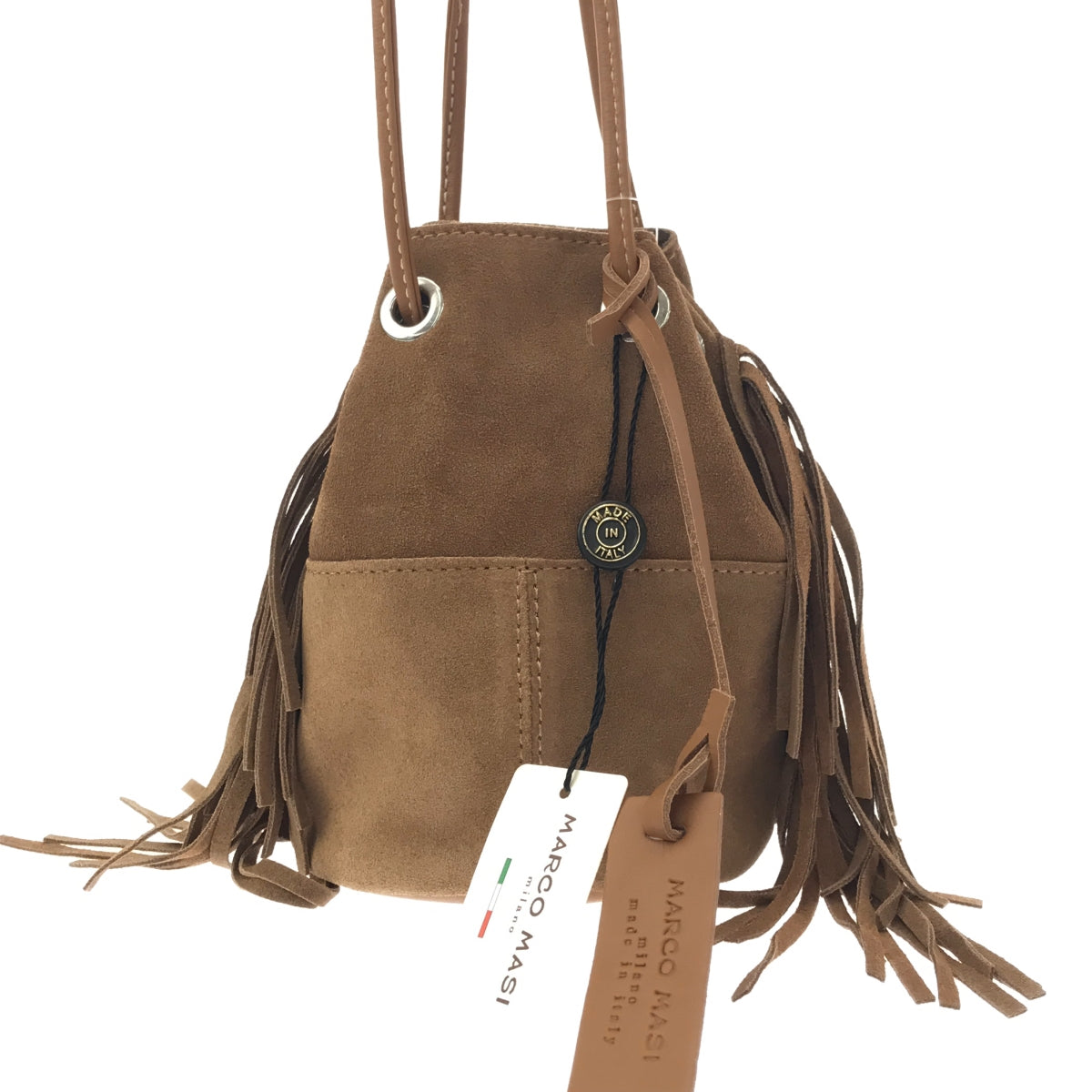 Spick and Span | [MARCO MASI] Fringe Shoulder Bag | Brown | Women's