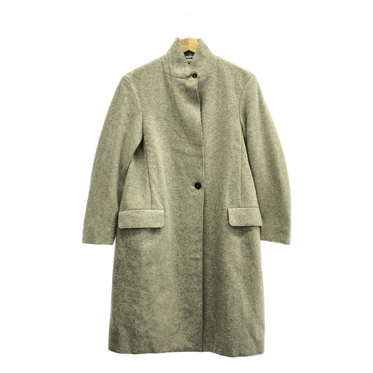 JIL SANDER / ジルサンダー | 2014AW | カットアウト ウール ロングコート | 36 | レディース