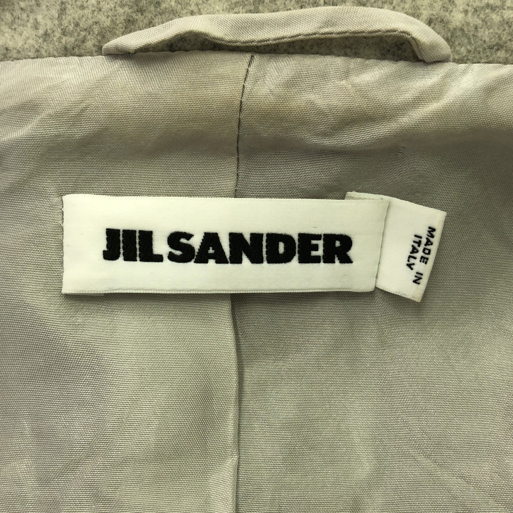 JIL SANDER / 질산더 | 2014AW | 컷 아웃 울 롱 코트 | 36 | 회색 | 여성