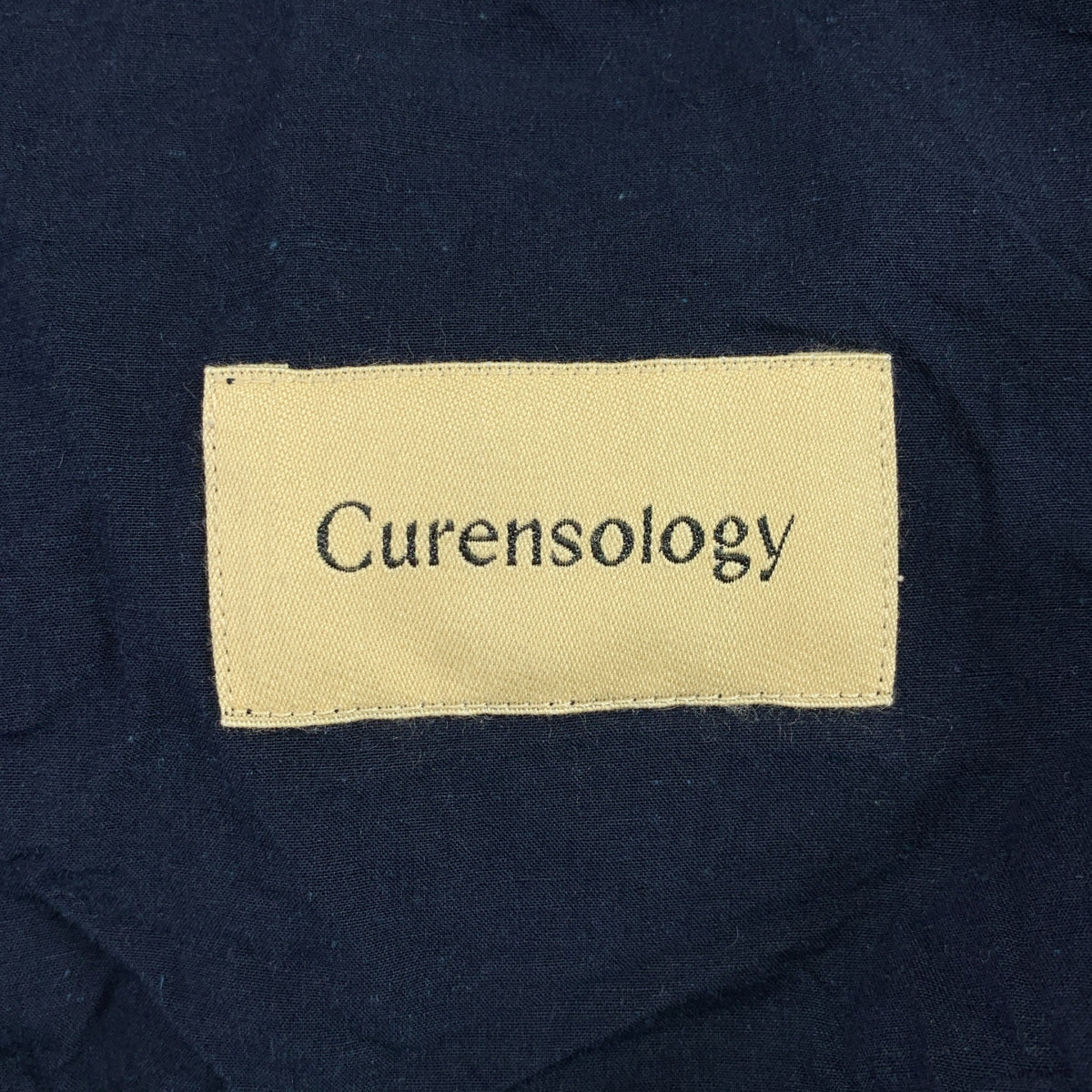 Curensology | 兩穿棉麻洋裝 | F碼 | 海軍藍 | 女款