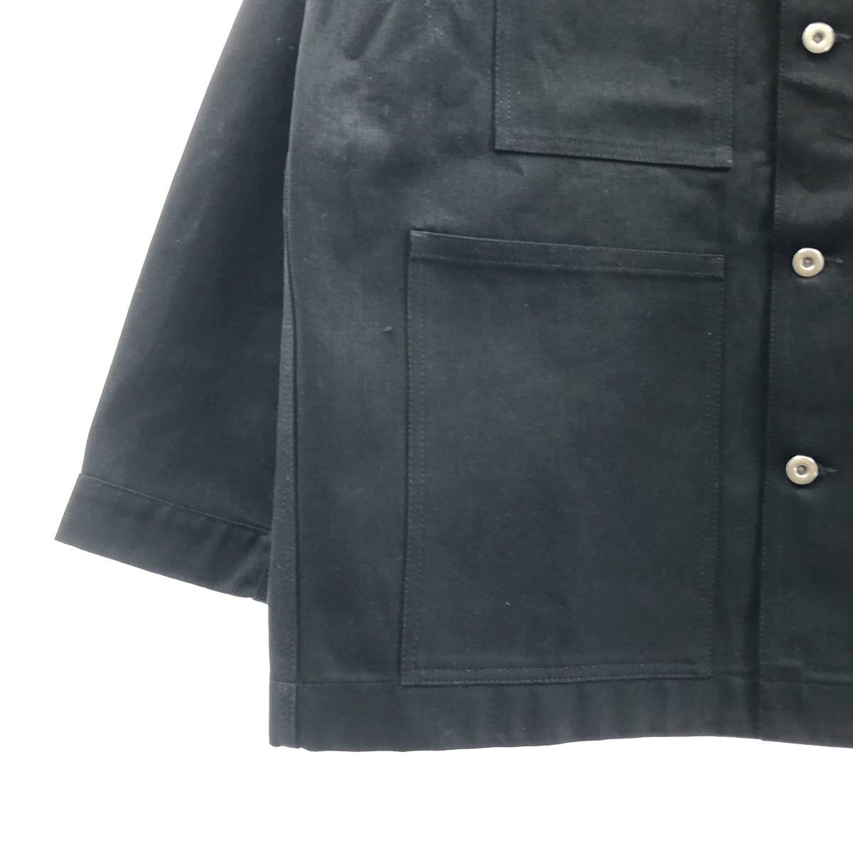 JIL SANDER | 2025SS | 寬鬆牛仔工裝外套 | 皮革色寬鬆牛仔工裝外套 | 尺寸 44 | 男裝