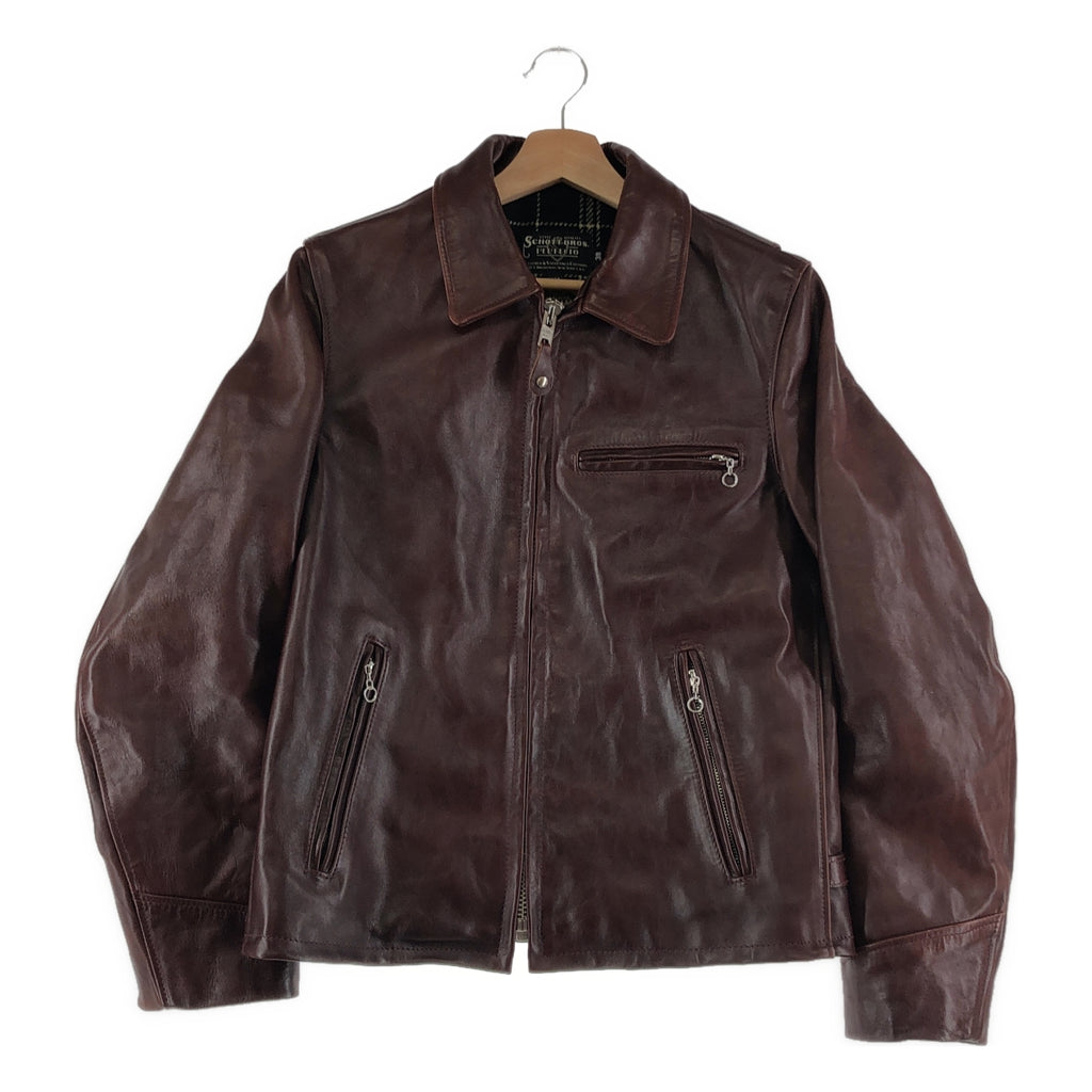 SCHOTT / ショット | 6103JH SPECIAL HORSEHIDE TRUCKER JACKET /  ホースハイドレザー シングル トラッカー ジャケット | 38 | メンズ