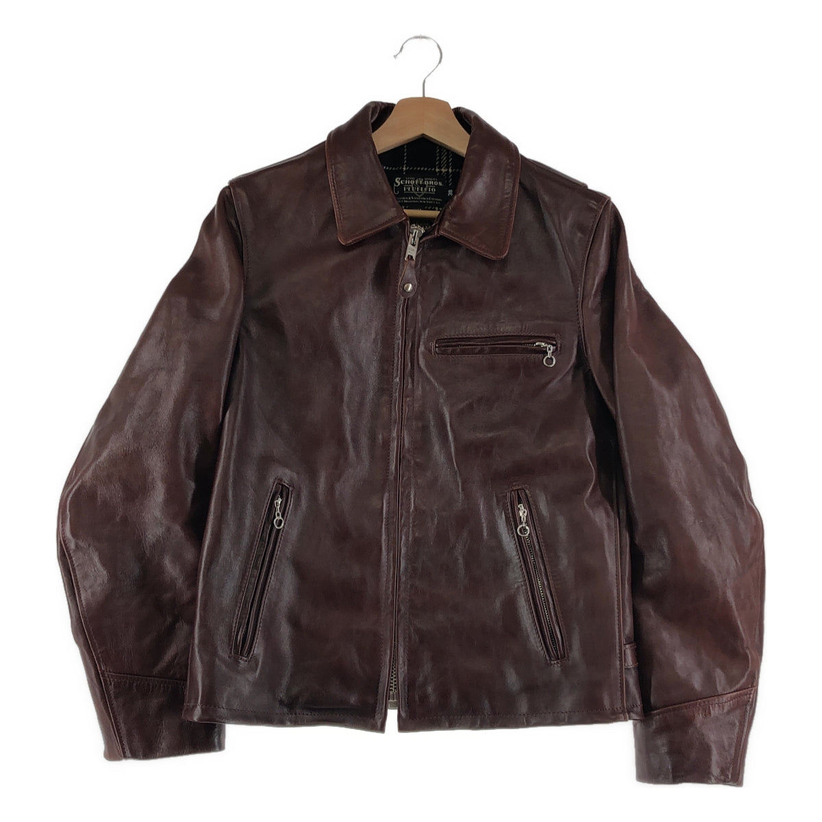 SCHOTT / ショット | 6103JH SPECIAL HORSEHIDE TRUCKER JACKET /  ホースハイドレザー シングル トラッカー ジャケット | 38 | メンズ