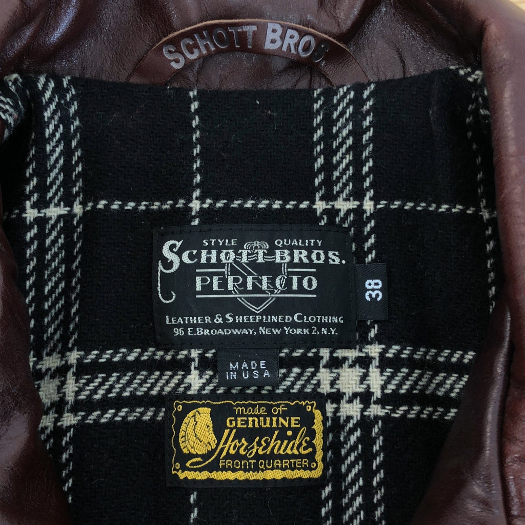 SCHOTT / ショット | 6103JH SPECIAL HORSEHIDE TRUCKER JACKET /  ホースハイドレザー シングル トラッカー ジャケット | 38 | メンズ