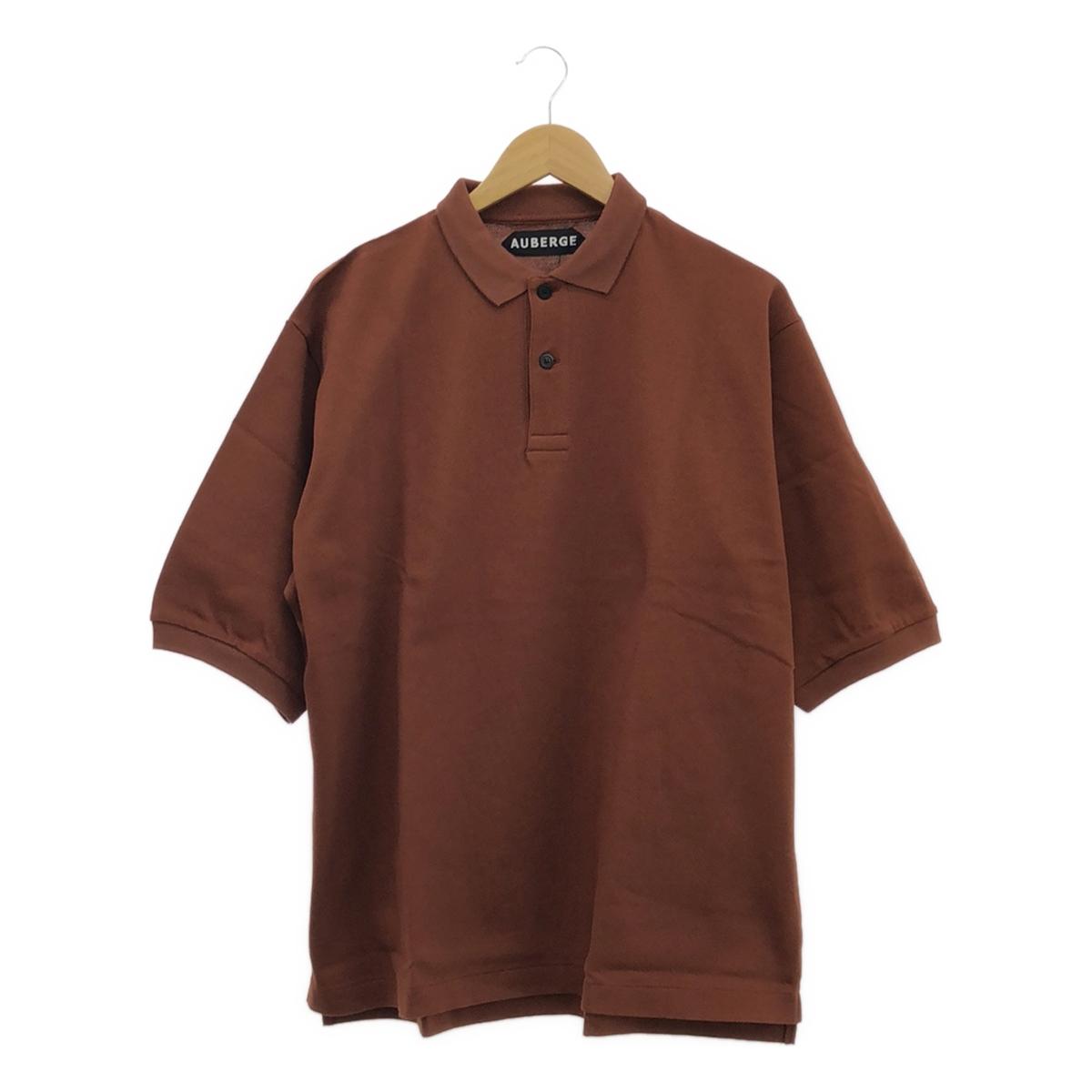 [New] AUBERGE | 2024SS | EMILE Supima Cotton Pique Short Sleeve Polo Shirt | 44 | Dark Orange | Men's