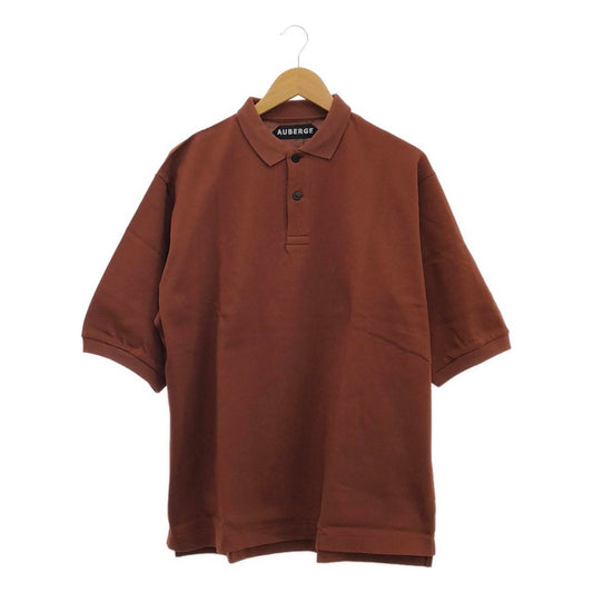 [New] AUBERGE | 2024SS | EMILE Supima Cotton Pique Short Sleeve Polo Shirt | 44 | Dark Orange | Men's