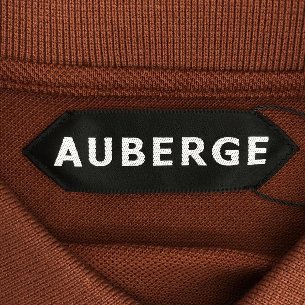 [New] AUBERGE | 2024SS | EMILE Supima Cotton Pique Short Sleeve Polo Shirt | 44 | Dark Orange | Men's