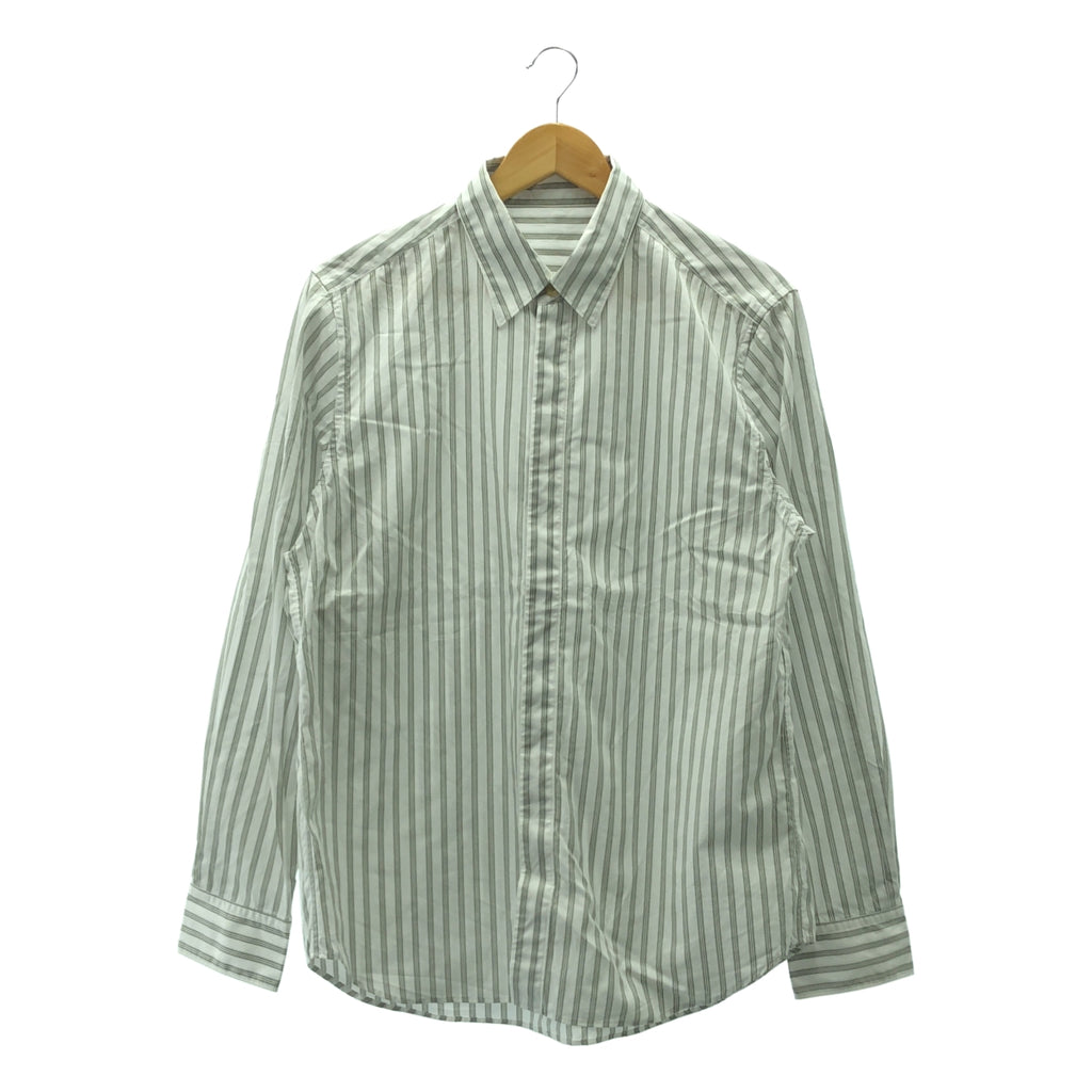 IRENISA | 2024AW | FLY FRONT REGULAR SHIRT 條紋前襟襯衫 | 尺寸 3 | 男款
