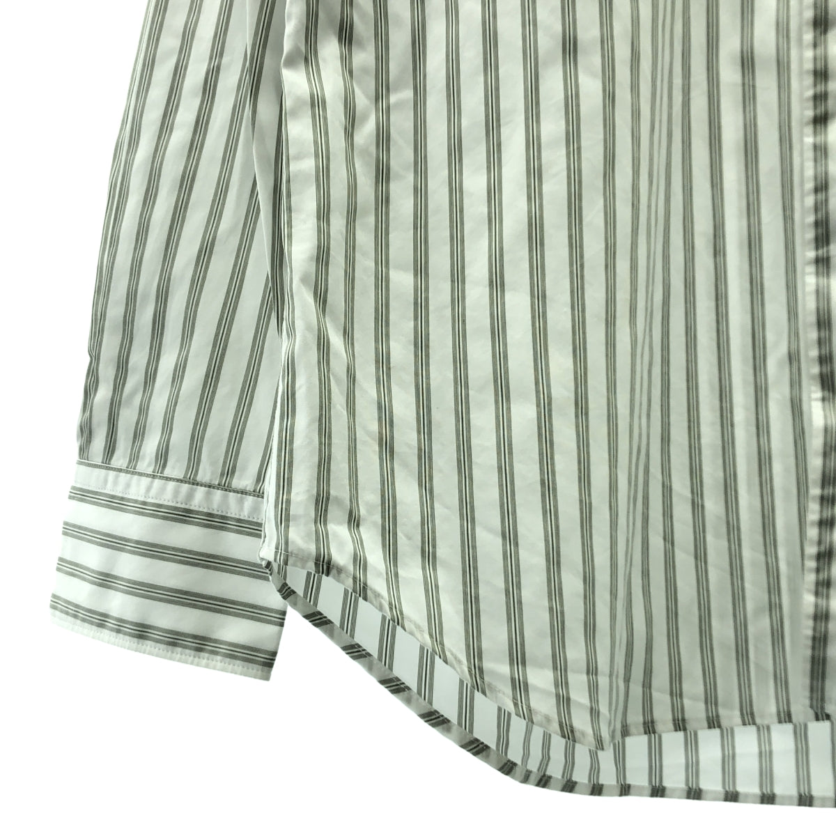 IRENISA / 일레니사 | 2024AW | FLY FRONT REGULAR SHIRT 스트라이프 플라이 프론트 셔츠 | 3 | 남성