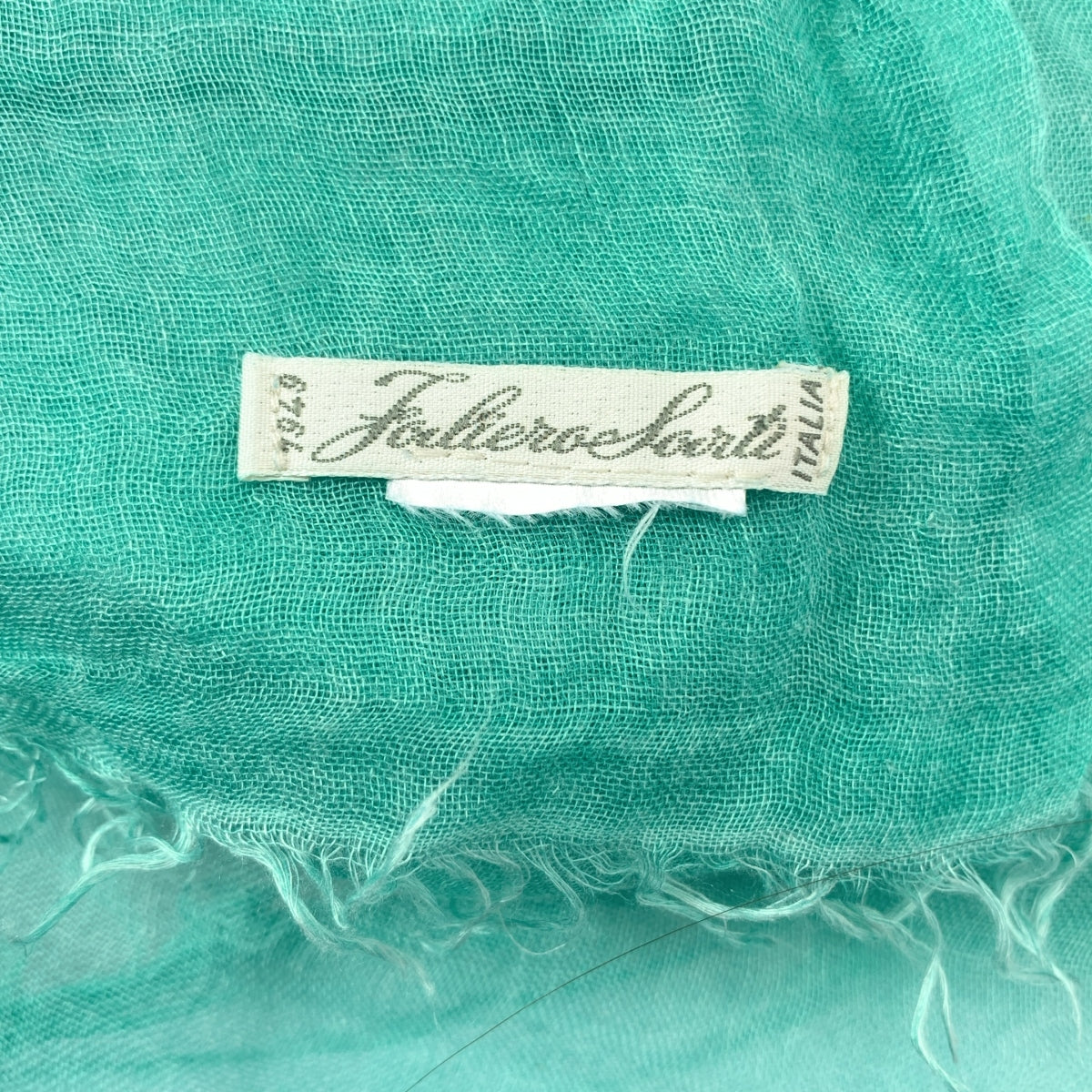 法利耶羅·薩蒂 |大號流蘇披肩 |綠色的