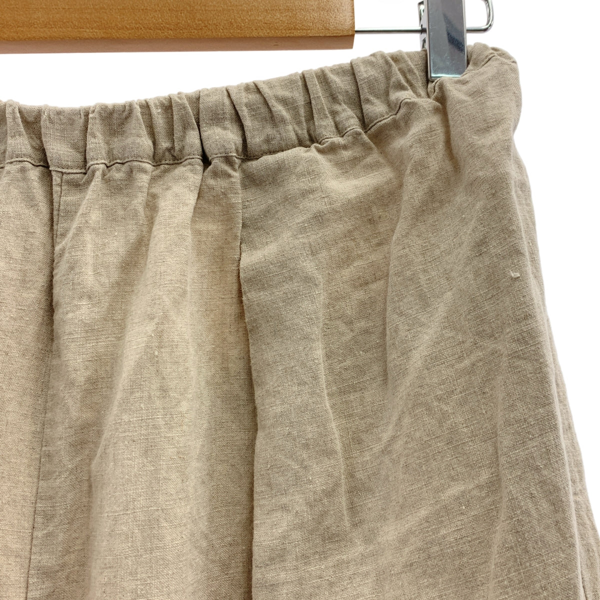 nest robe / ネストローブ | リネン ドローストリング タック ワイド イージーパンツ | F | レディース