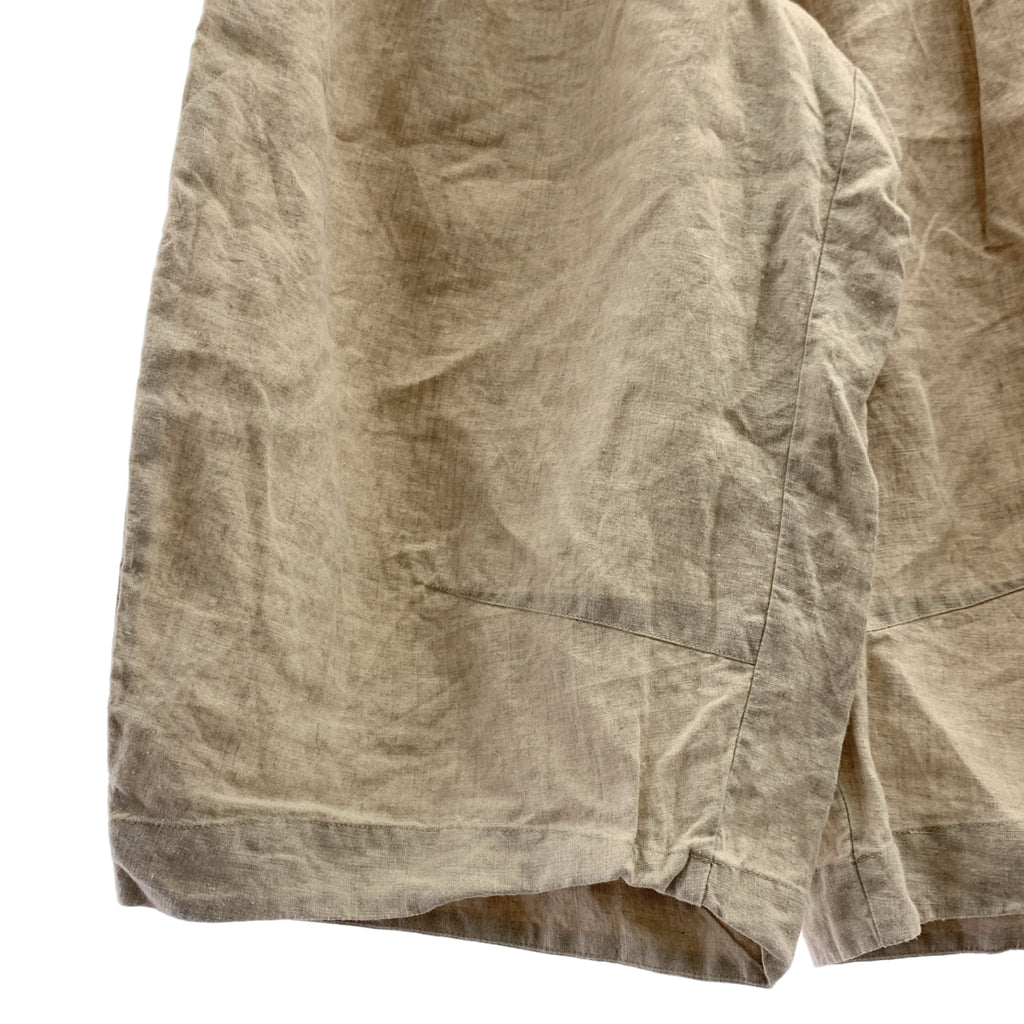 nest robe / ネストローブ | リネン ドローストリング タック ワイド イージーパンツ | F | レディース