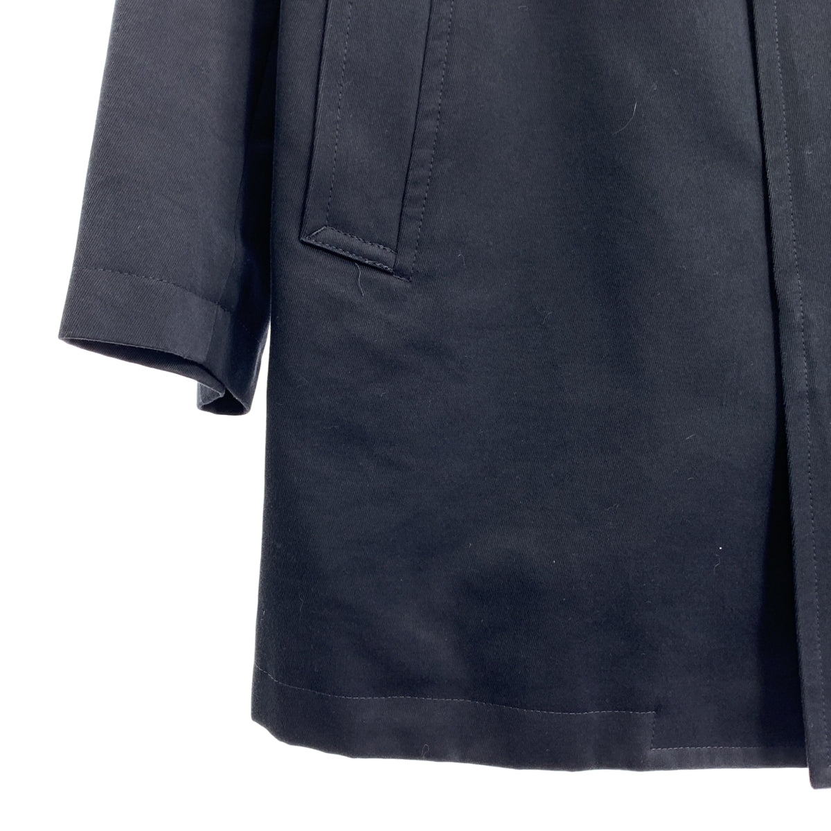 BARNEYS NEWYORK / バーニーズニューヨーク | コットン スタンドカラー ハーフコート | 46 | メンズ