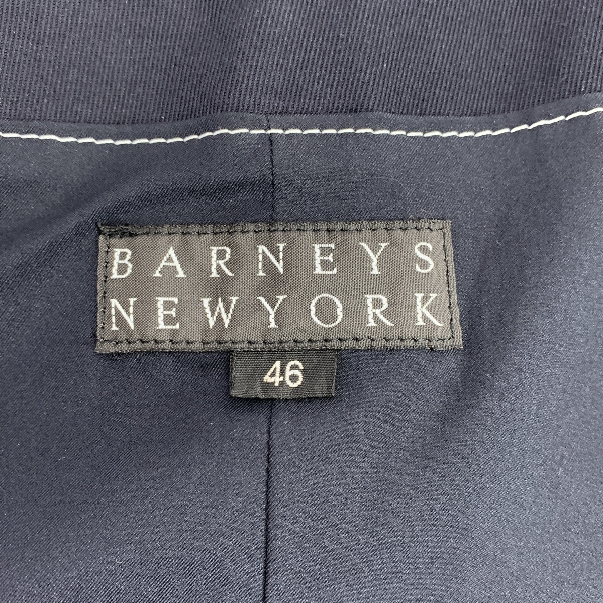 BARNEYS NEWYORK / 버니즈 뉴욕 | 코튼 스탠드 컬러 하프 코트 | 46 | 남성