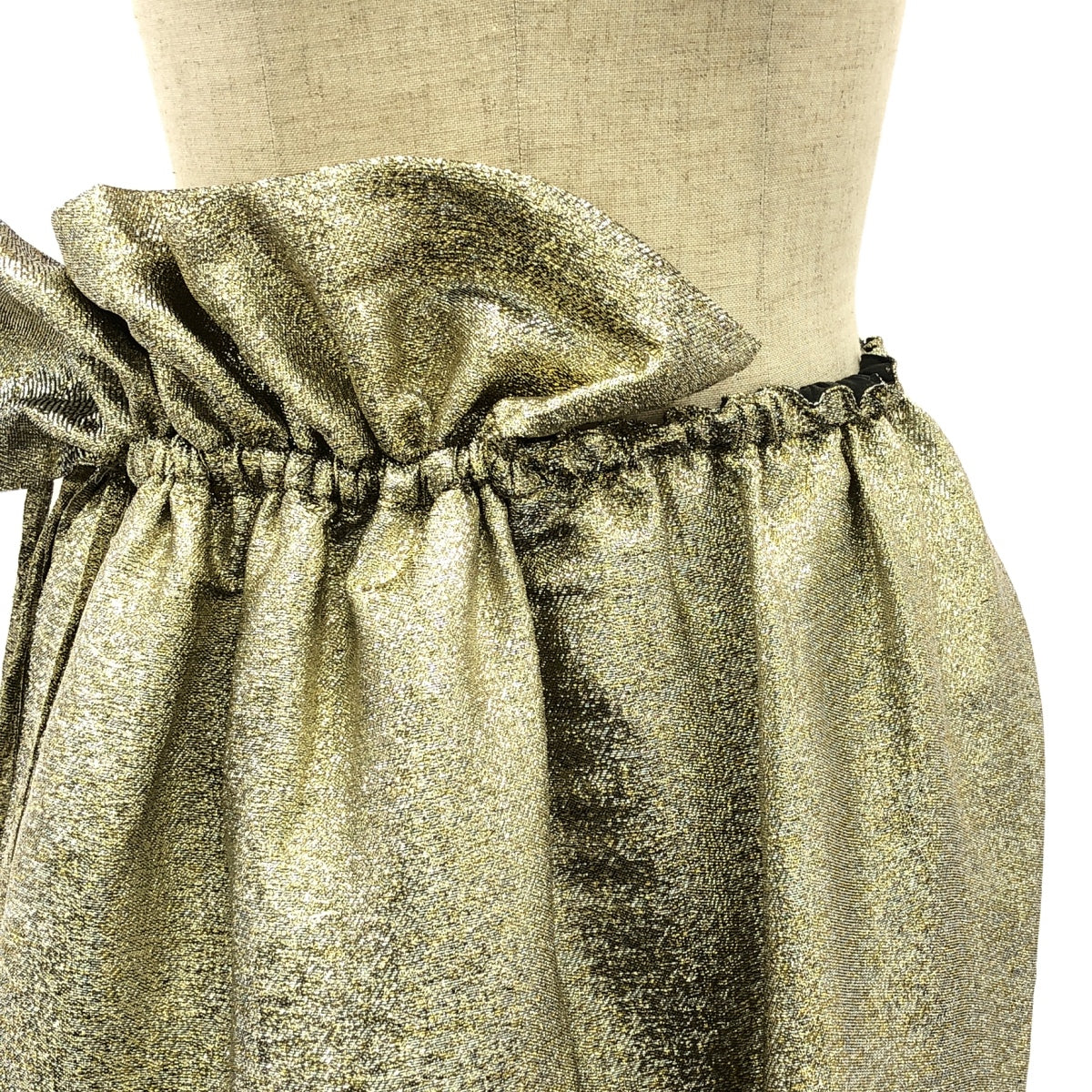 斯特拉麥卡尼 |絲綢混紡閃光裹身裙 | 40 |黃金 |女性的