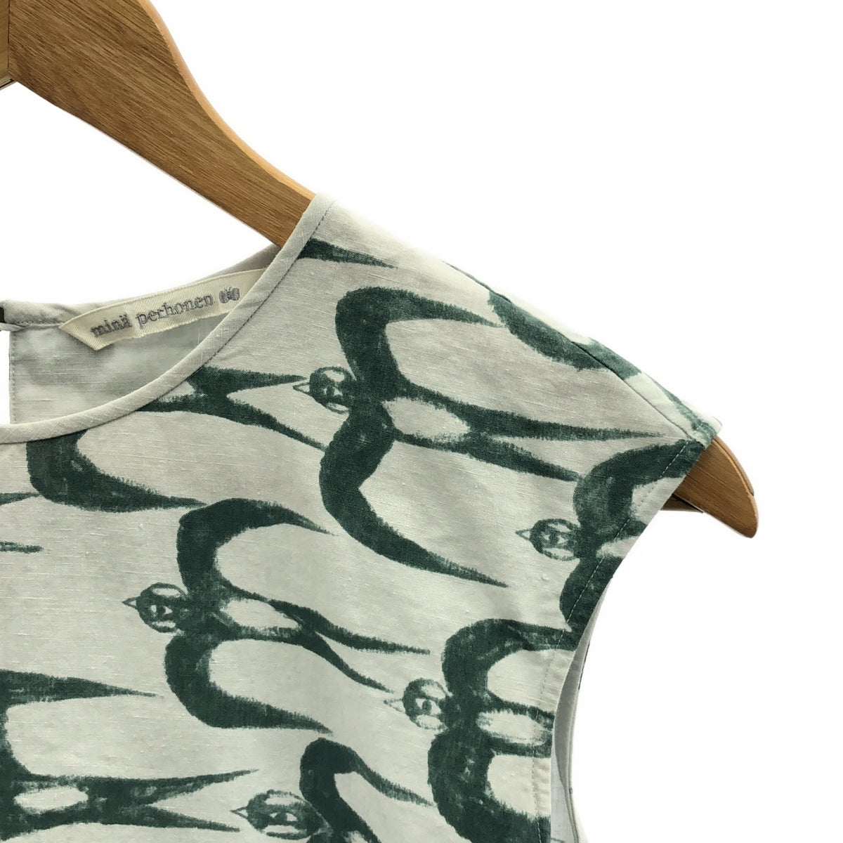 mina perhonen | 2022春夏 | Hello Swallow / Hello Swallow印花無袖上衣 | 36碼 | 女款