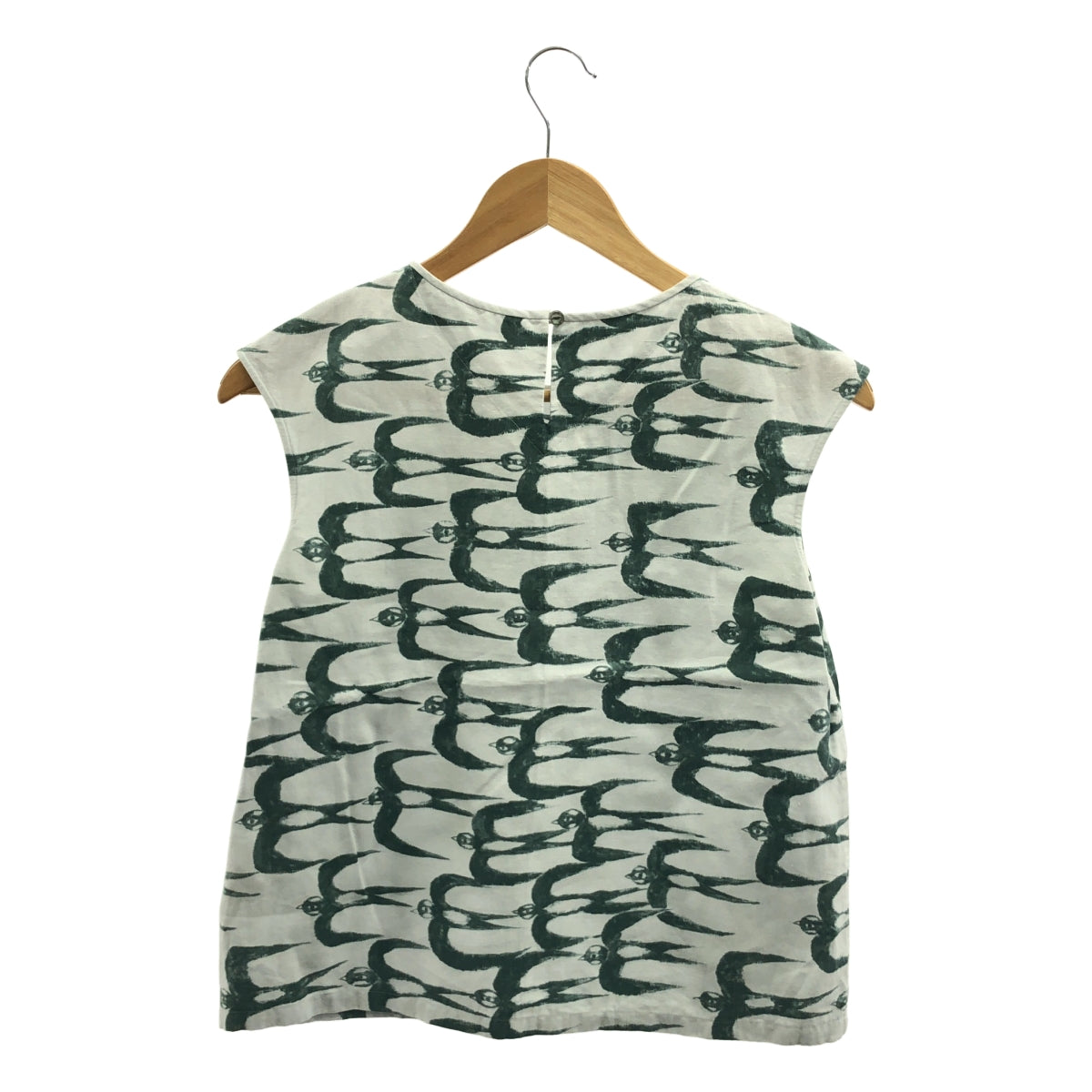 mina perhonen | 2022春夏 | Hello Swallow / Hello Swallow印花無袖上衣 | 36碼 | 女款