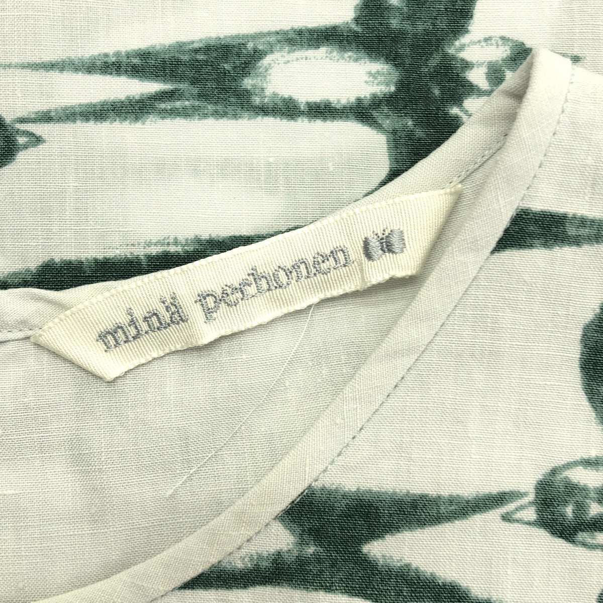 mina perhonen | 2022春夏 | Hello Swallow / Hello Swallow印花無袖上衣 | 36碼 | 女款