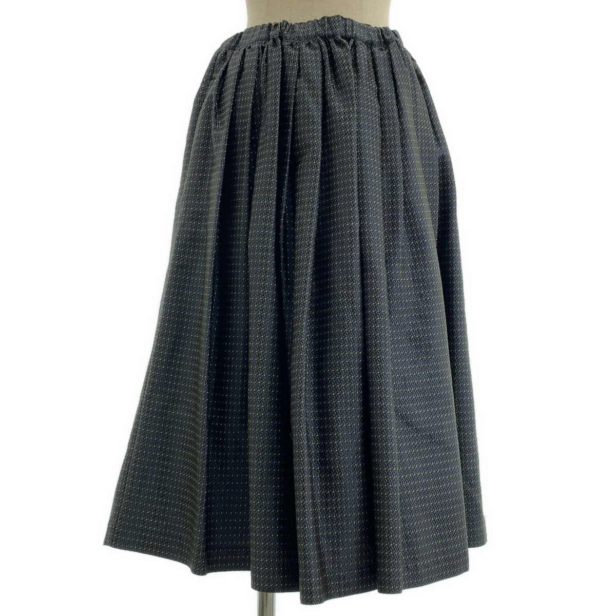COMME des GARCONS / コムデギャルソン | 2019SS | アセテート ジャガード ドローストリング ボリューム スカート | S | レディース