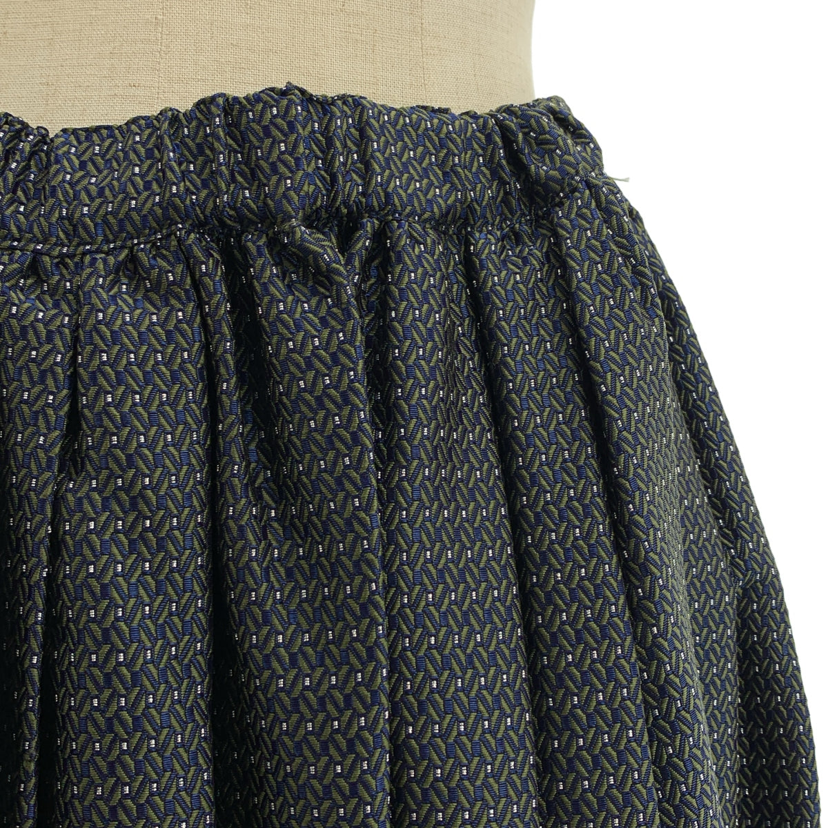 COMME des GARCONS / コムデギャルソン | 2019SS | アセテート ジャガード ドローストリング ボリューム スカート | S | レディース