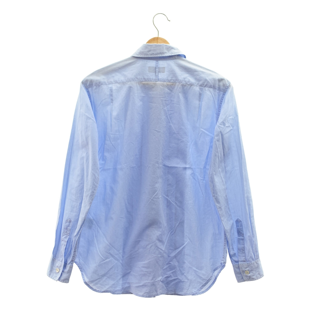 MARGARET HOWELL / マーガレットハウエル | コットン タック ロングスリーブ シャツ | 1 | レディース