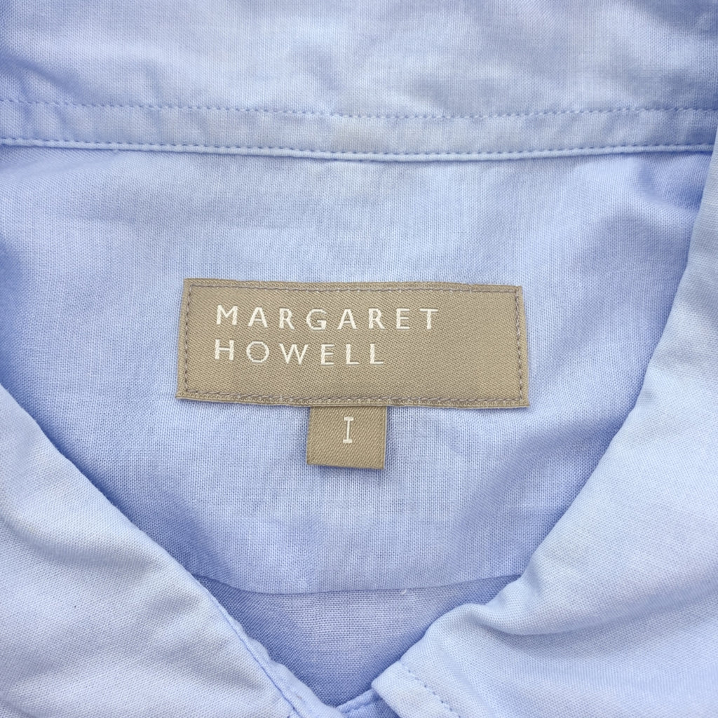 MARGARET HOWELL / 마가렛 하웰 | 코튼 탁 롱 슬리브 셔츠 | 1 | 여성
