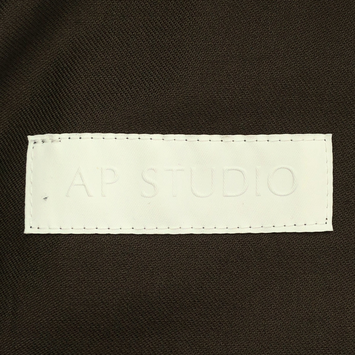 【미품】 AP STUDIO / 에피 스튜디오 | 2024AW | 드로우 스트링 2 택 가죽 라이크 이지 팬츠 | F | 브라운 | 여성