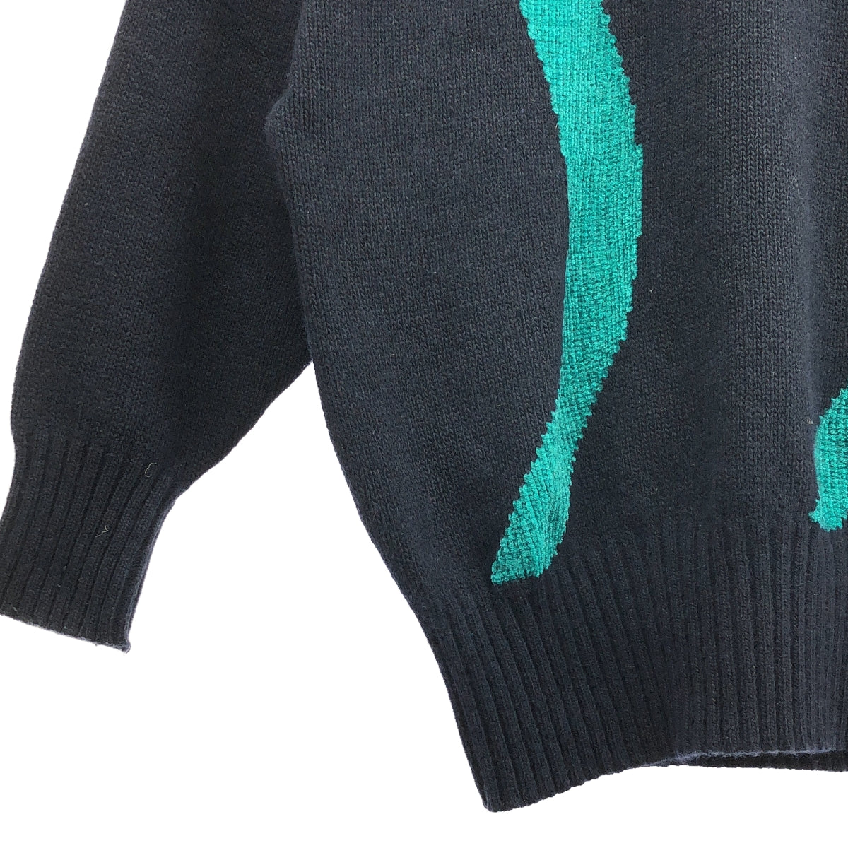 Gianni Versace | Color Knit Pullover | 2 | Navy | Women's