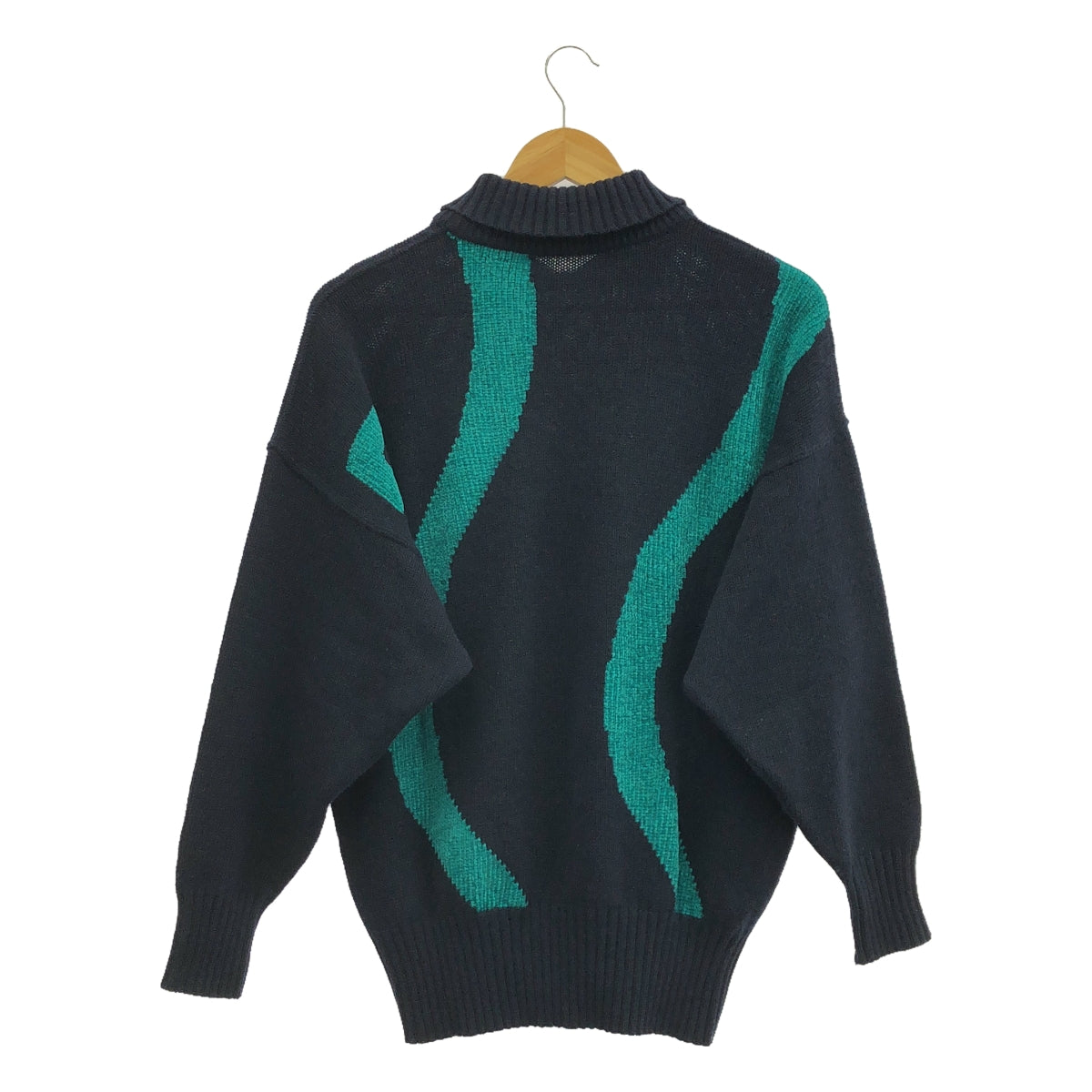 詹尼范思哲 |彩色針織套頭衫 | 2 |海軍 |女性的