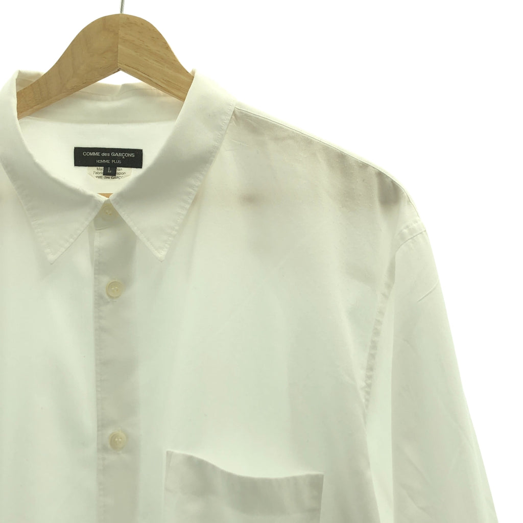 COMME des GARCONS HOMME PLUS / コムデギャルソンオムプリュス | ポリエステル縮絨 レギュラーカラーシャツ | L | メンズ