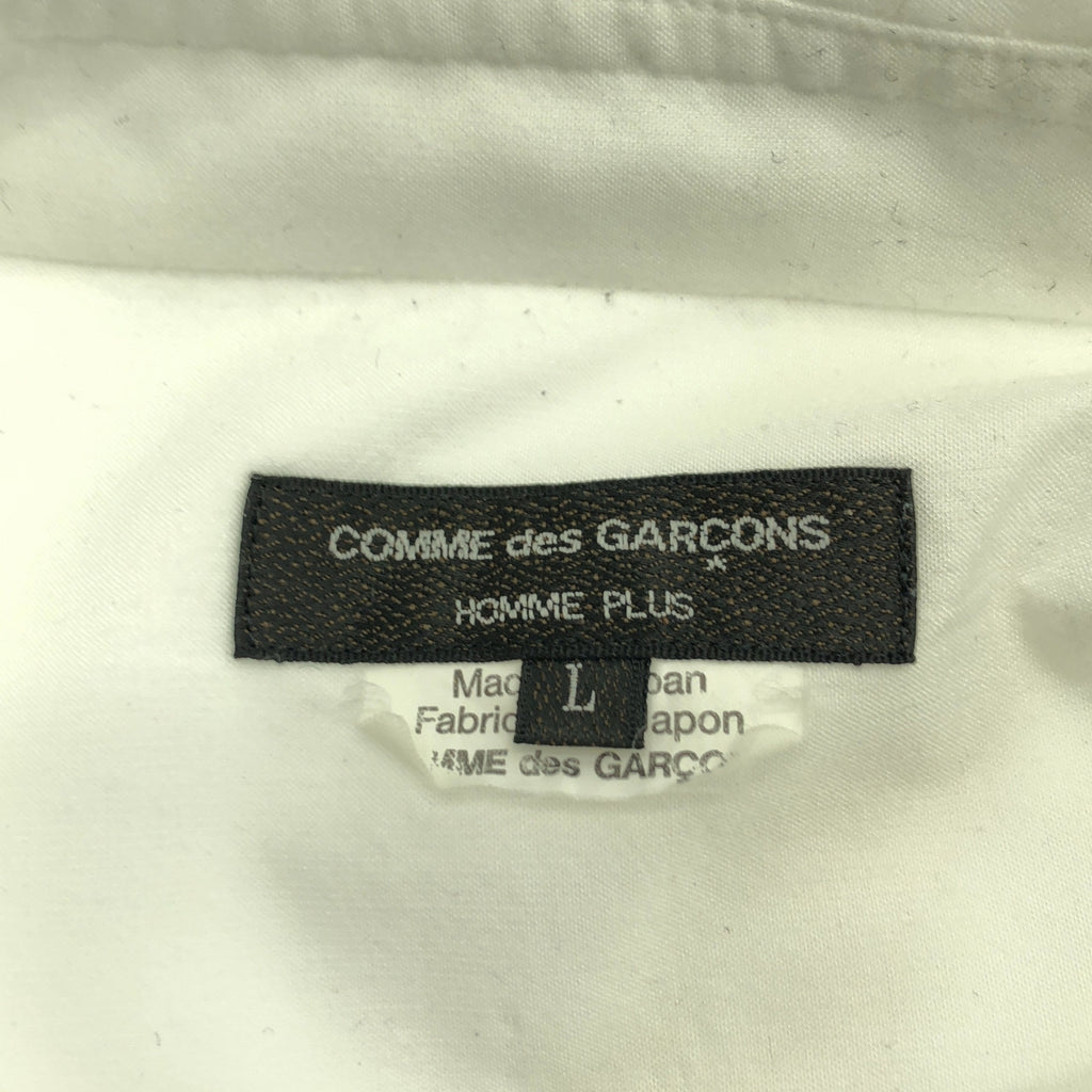 COMME des GARCONS HOMME PLUS / コムデギャルソンオムプリュス | ポリエステル縮絨 レギュラーカラーシャツ | L | メンズ