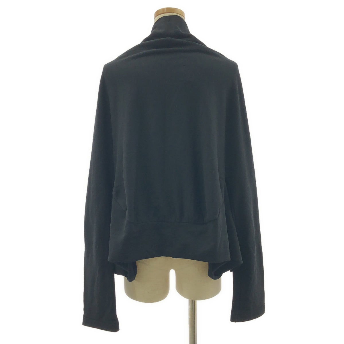 Y's / Y's Yohji Yamamoto | 棉質人造絲無扣不對稱開襟衫外套 | 尺寸 2 | 女款