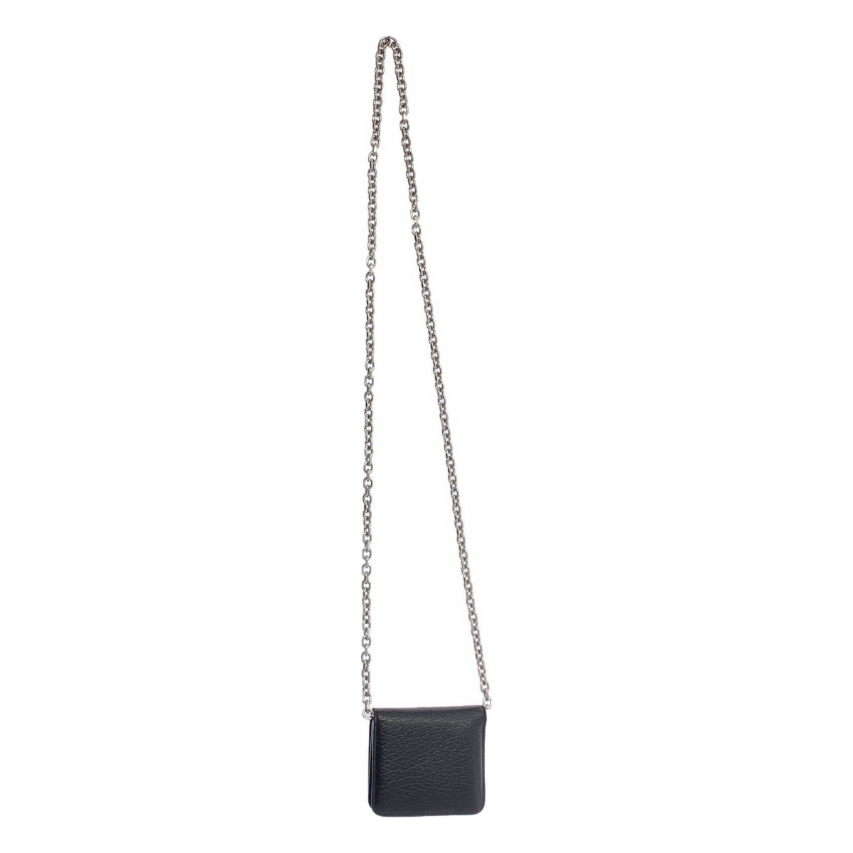 Maison Margiela / メゾンマルジェラ | 4ステッチ チェーン ミニウォレット | ブラック | レディース