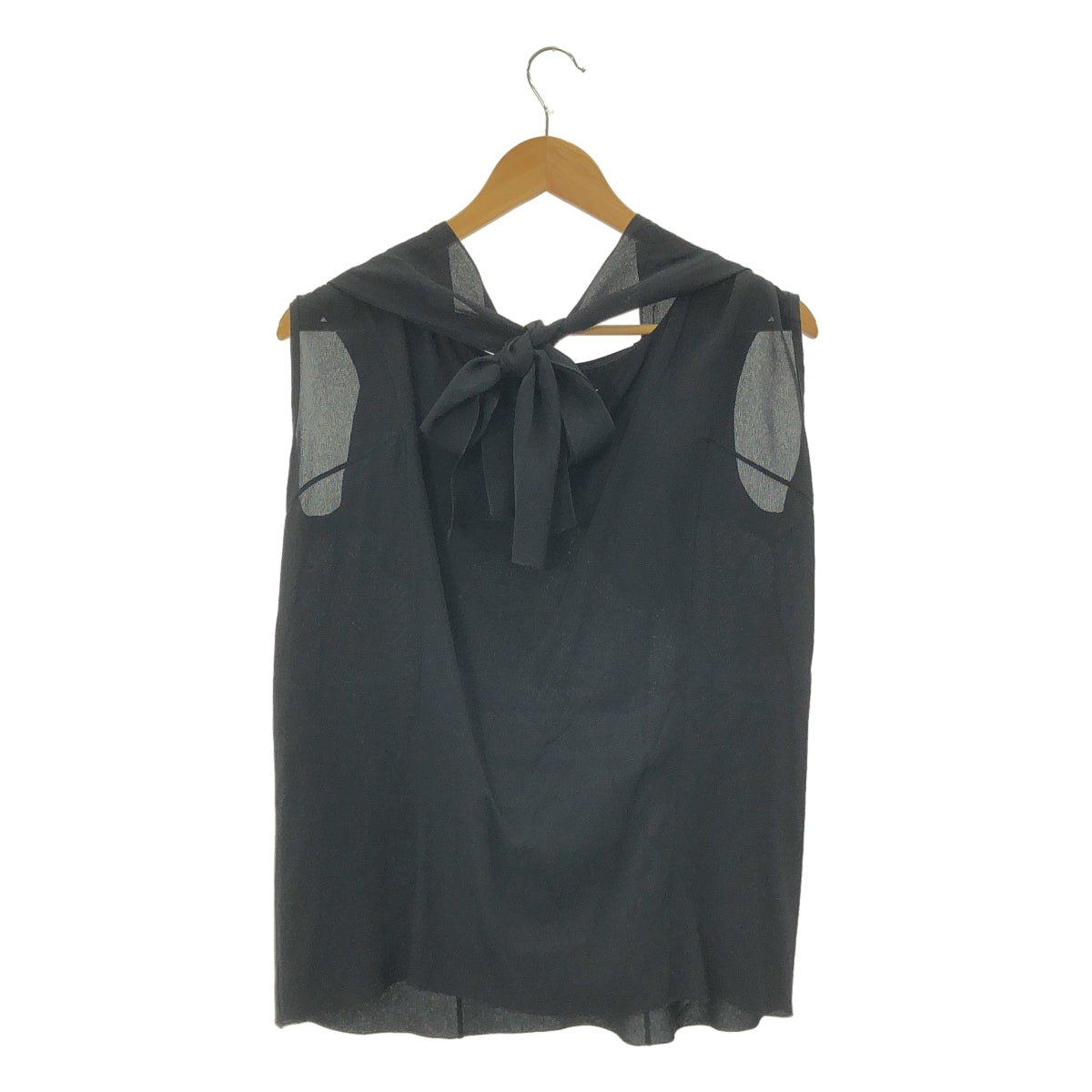 MARNI / マルニ | レーヨン フロントデザイン ノースリーブ トップス | 38 |