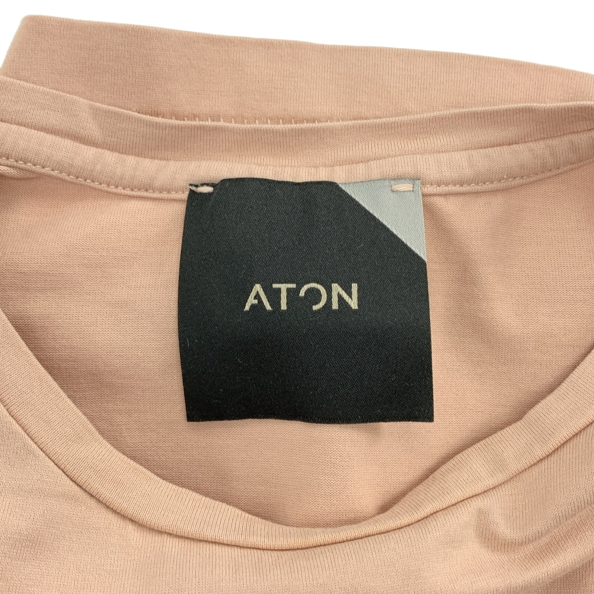 ATON / 에이튼 | 수빈 코튼 크루넥 티셔츠 | 02 | 여성