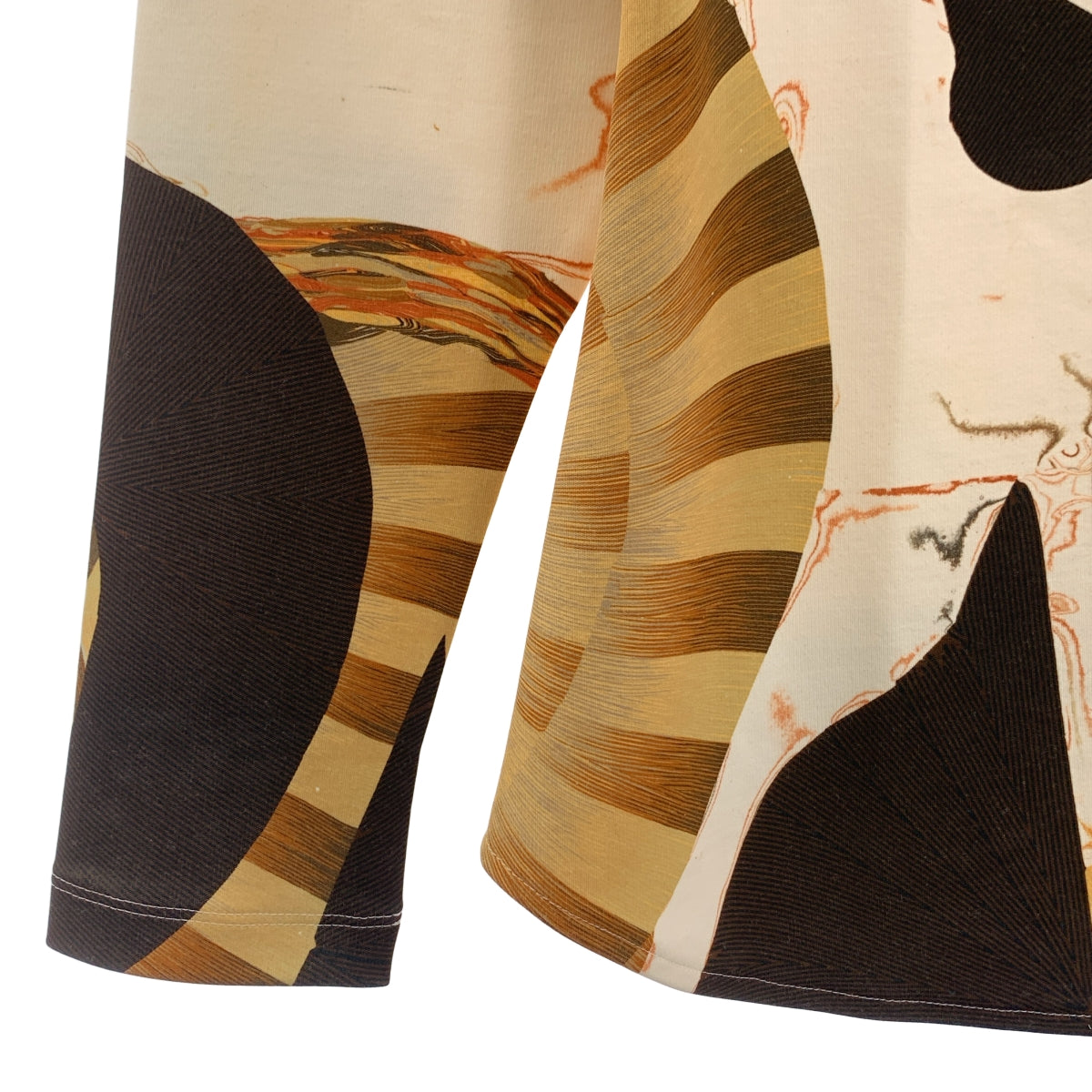 Mame Kurogouchi / マメクロゴウチ | 2023AW | Marble Print High Neck Jersey Top マーブルプリント ハイネック トップス | 1 | レディース