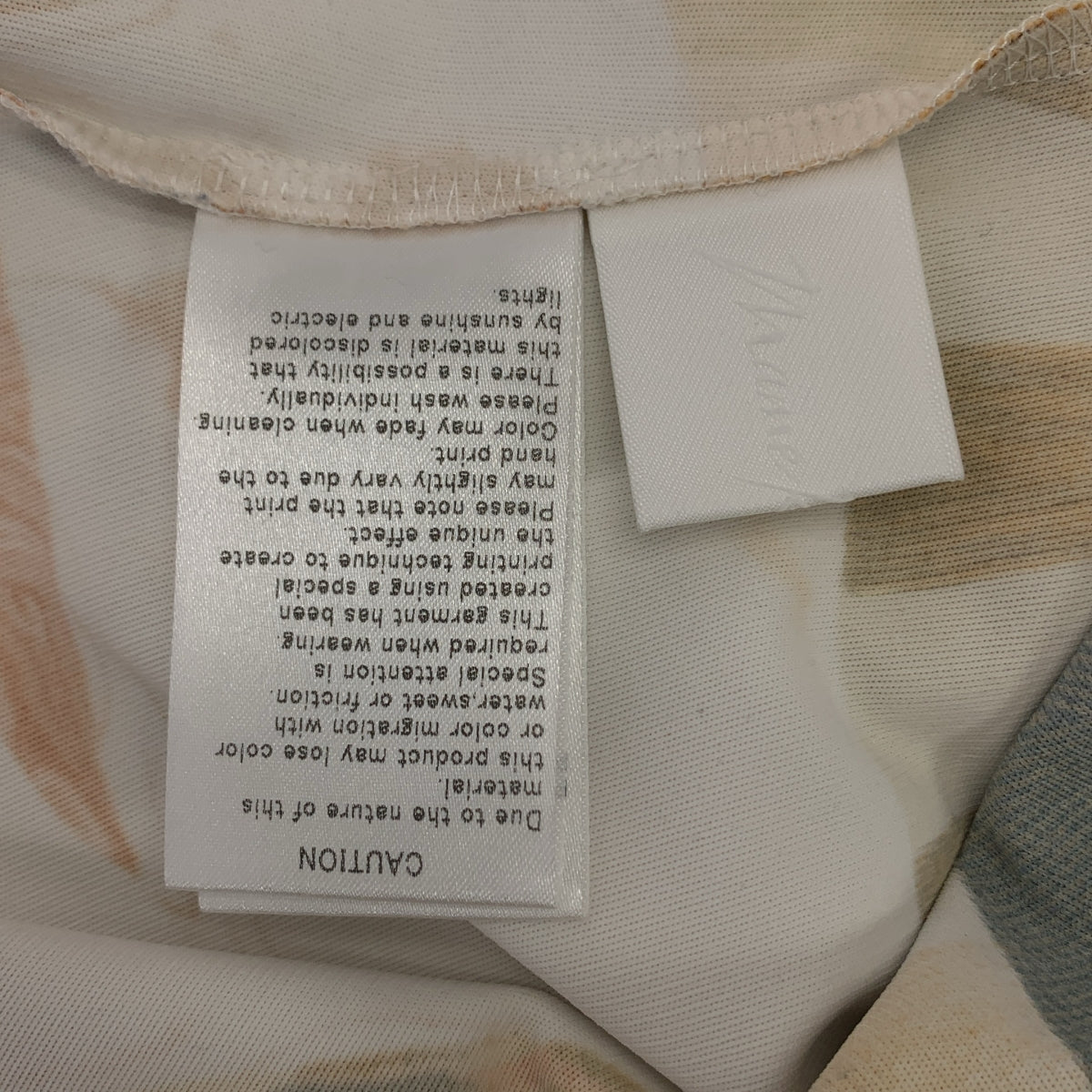 [狀況良好] Mame Kurogouchi | 2023AW | 大理石印花高領針織上衣 | 1 | 多色 | 女款