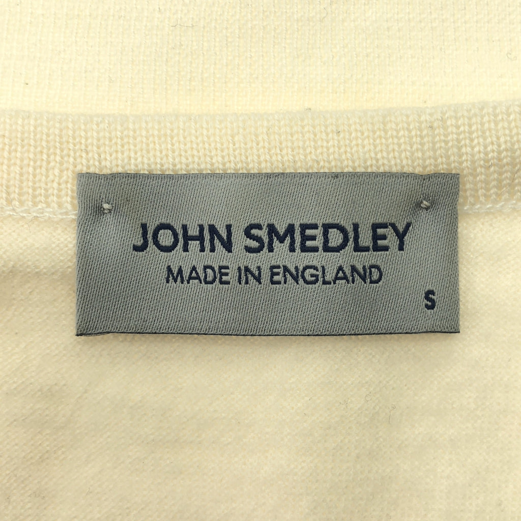 JOHN SMEDLEY / 約翰·斯梅德利 | 羊毛短袖針織衫 | S尺寸 | 自然色 | 女款