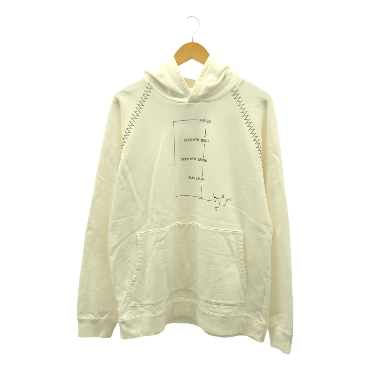 NEIGHBORHOOD / ネイバーフッド | 2019AW | SRL.BIO/ C-HOODED.LS スウェットパーカー | L | ホワイト | メンズ